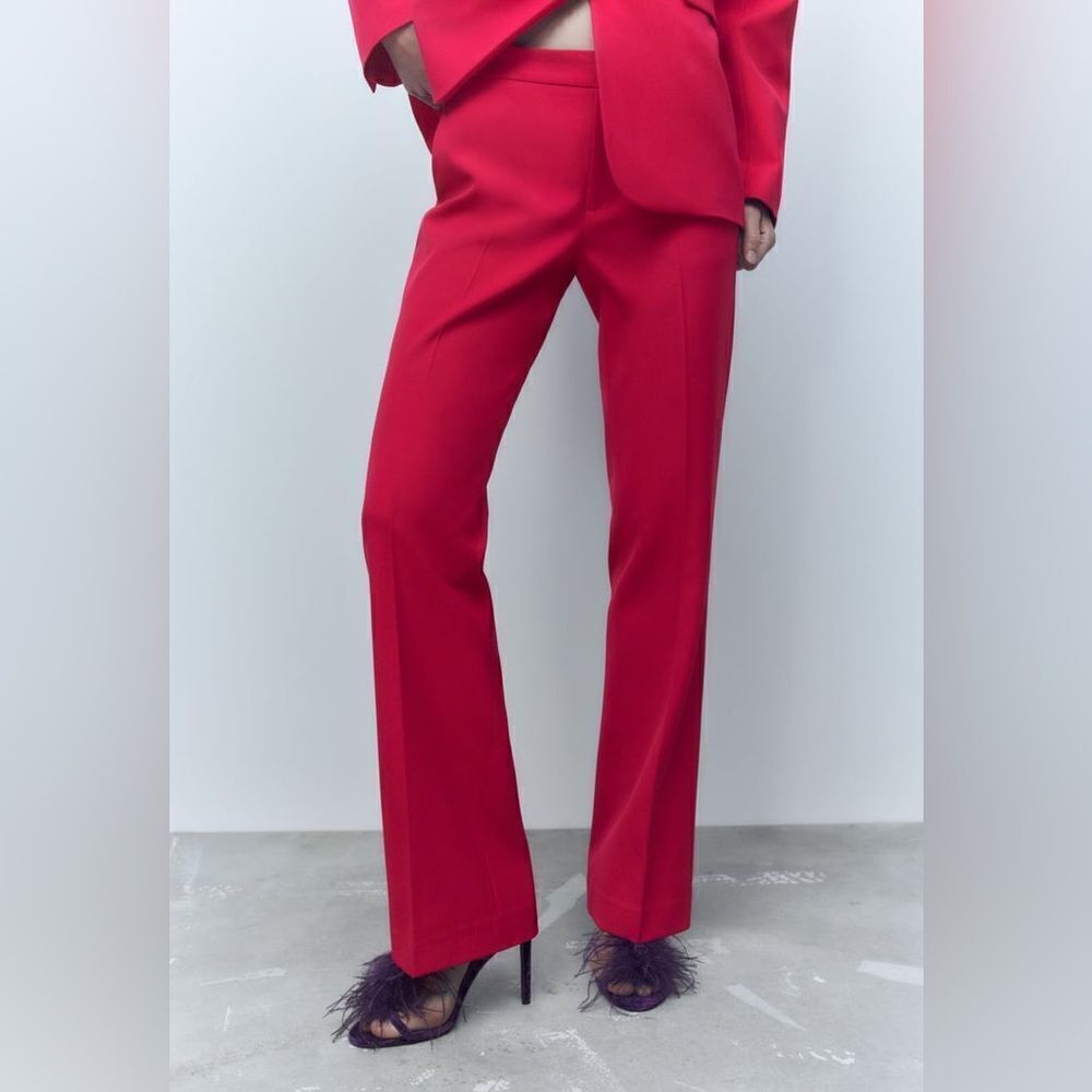 Zara Fuchsia Set Co-Ord Blazer and Pants - Picture 3 of 10